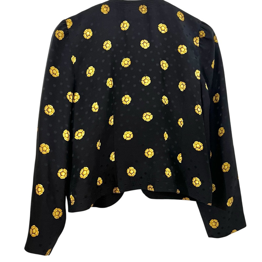 Maggy London Vintage Silk Skirt Suit Set 90s Floral Old Money Mob Wife Petites - Picture 11 of 14